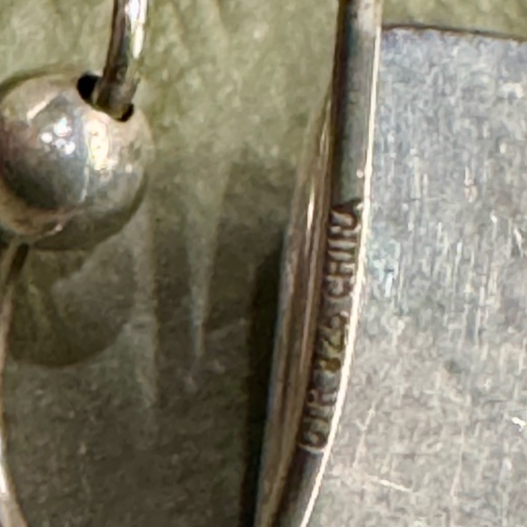 Jay King Inlay Multicolor Silver Stone Earrings - Picture 3 of 4